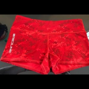 Redline Gear GO shorts in Red Digital Camo
